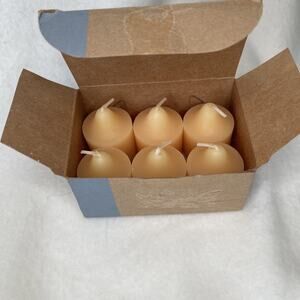 Vintage PARTYLITE Citrus Peel & Sage V06419 Votive Candles Box of 6